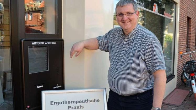 Aus der ehemaligen Apotheke an der Rathausstraße im Ganderkeseer Ortskern wird eine ergotherapeutische Praxis für Stephan Piper. 