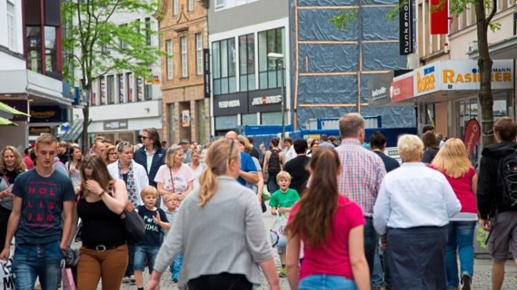Für gewöhnlich kommen an Fronleichnam viele Westfalen zum Shoppen nach Osnabrück. 