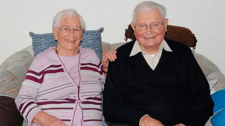 Seit 70 Jahren ein Ehepaar: Lübbert und Christine Veldkamp aus Bohmte feiern heute die Gnadenhochzeit. 