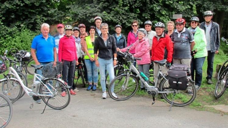 Interessante Stunden erlebten die Teilnehmer der ersten Fahrrad-Touristik-Tour, die Bernd Meyer entwickelt hat. 