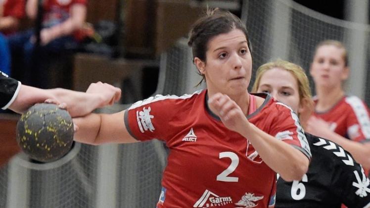 Sind in der zweiten Runde des Landespokals ausgeschieden: die Handballerinnen der HSG Hude/Falkenburg um Katharina Stuffel. 