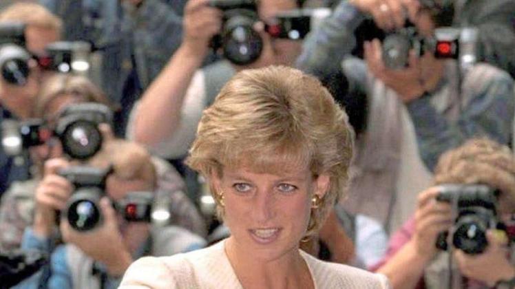 Die meistfotografierte Frau der Welt: Prinzessin Diana in London (1996). 