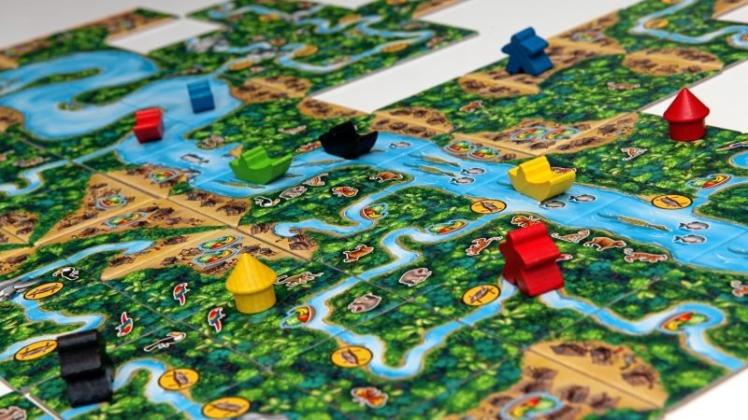 Beim Legespiel „Carcassonne - Amazonas“ treibt es die Spieler in den Regelwald Südamerikas. 