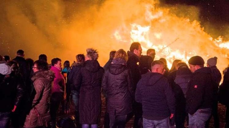 Das traditionelle Osterfeuer der Landjugend Ganderkesee in Stenum mit stets mehreren Hundert Gästen fällt in diesem Jahr aus. 