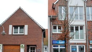 Hier die beiden Häuser am Nagelshof 15 und 17 in Meppen. 