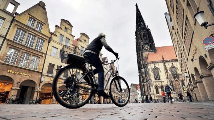 Der ewige Primus: Münster bleibt nach einer Umfrage unangefochten die fahrradfreundlichste Stadt in Deutschland. 