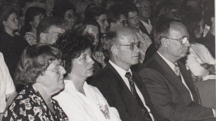 Entlassungsfeier am Gymnasium Ganderkesee 1992. Archivfoto: Harald Pollem