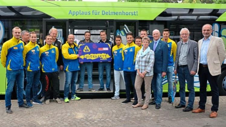 SV Atlas Delmenhorst kooperiert mit der Delbus. 