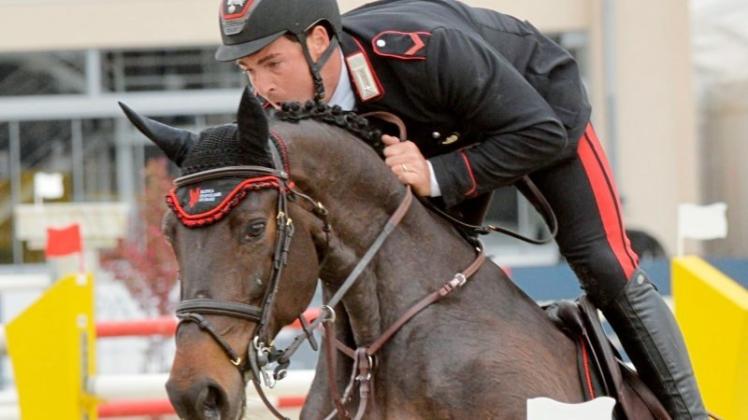 Erneut der Beste: Emanuele Gaudiano mit Carlotta. 