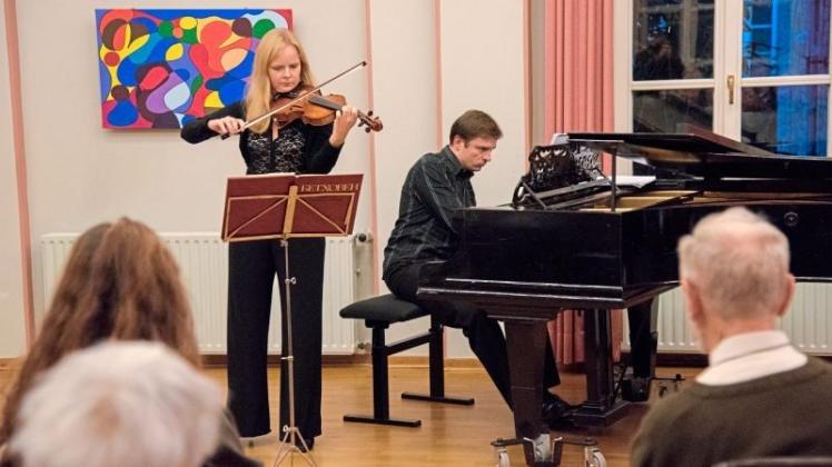 Beethovens „Kreutzer-Sonate“ gehörte zum Programm von Anna Markova und Vital Stahievitch. 
