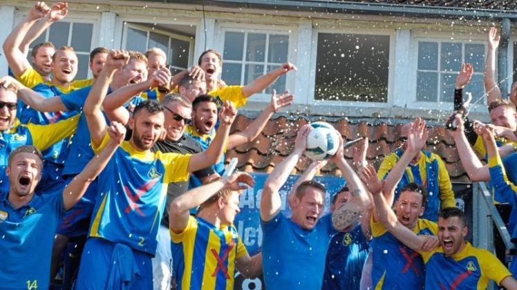 Nach der Party ist vor der Party: Auf dem Delmenhorster Stadtfest feiern die Fußballer des SV Atlas Delmenhorst am Samstag (10. Juni) ihre Landesliga-Meisterschaft. 