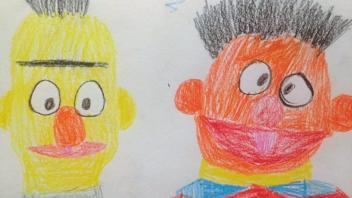 Beste Kumpel: Was Freundschaft ist, lernen Kinder bei Helden wie Ernie und Bert. Wie sieht die Wirklichkeit in der Kita aus?  Illustration: Lilith Benedict