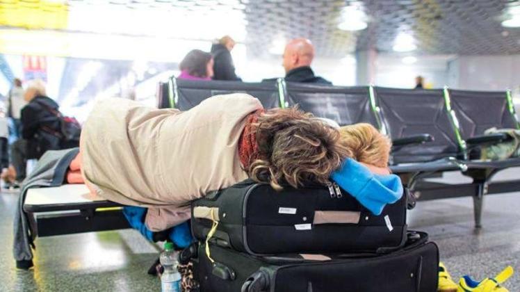 Gestrandet: Im Herbst 2016 hatten Flugreisende unter den massiven Flugausfällen bei Tuifly zu leiden. 