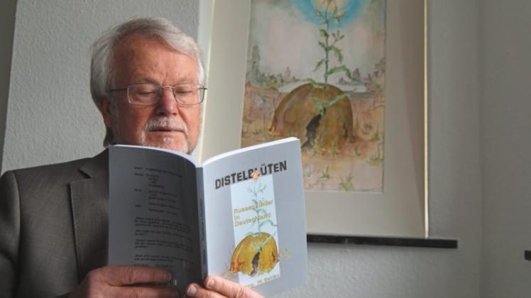 Winfried Behlau liest am 6. April im Haus Berger aus dem Buch „Distelblüten“ vor. Winfried Behlau liest am 6. April im Haus Berger aus dem Buch „Distelblüten“ vor.