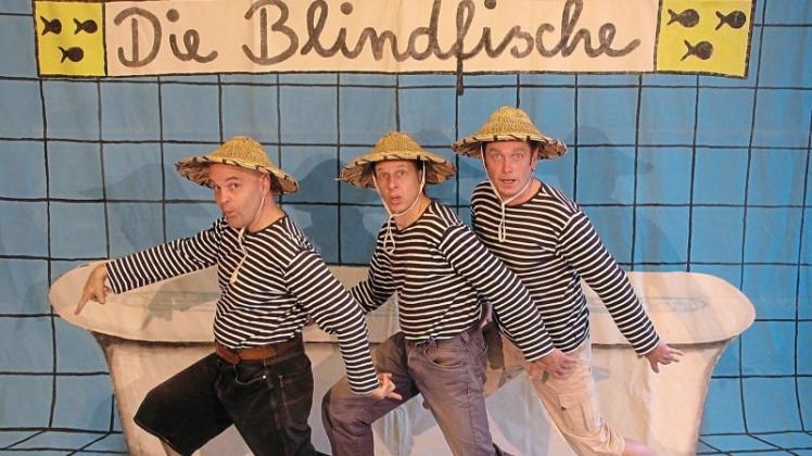 „Die Blindfische“ aus Oldenburg bereichern das Programm der „Osenfestspiele“ in Sandkrug. 