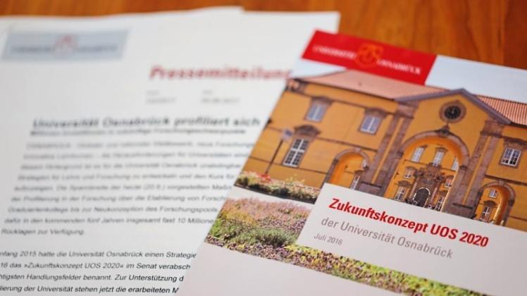 Das „Zukunftskonzept UOS 2020“ soll der Universität Osnabrück helfen, im Wettbewerb der Hochschulen zu bestehen. 