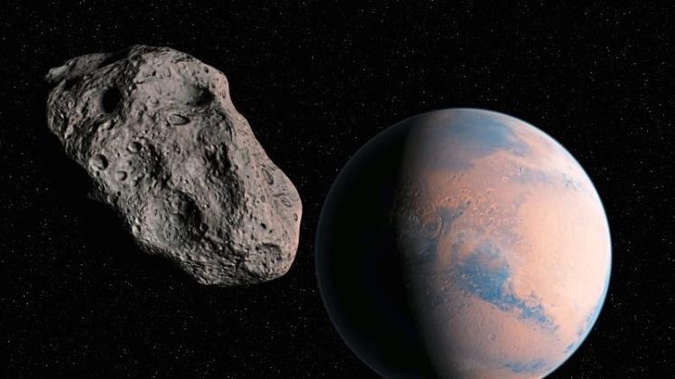 Am Abend des 1. September passiert der Asteroid „Florence“ die Erde. Foto:Imago /Science Photo Library
