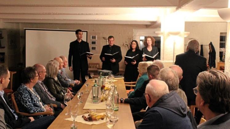 Mit einem Auftritt der Gruppe „4-Takter“ feiert die Stadtstiftung Quakenbrück ihre Gründung vor 18 Jahren. 
