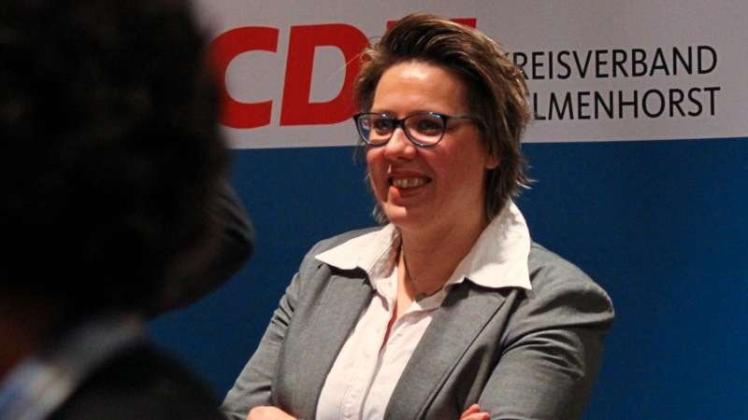 „Habe Lust, mich einzusetzen“: Frauke Wöhler nach der Wahl zur Kandidatin der örtlichen CDU für der Landtag. 