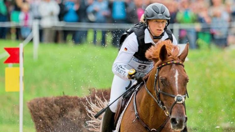 Vielseitigkeitsreiterin Sandra Auffarth (RV Ganderkesee) muss eine Pause einlegen. Ihr Erfolgspferd Opgun Louvo hat sich das Griffelbein gebrochen. 