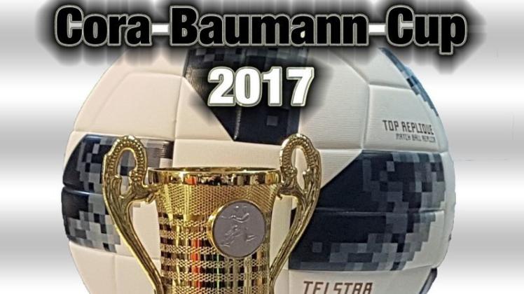 Der TV Jahn III richtet am Samstag (30. Dezember) den Cora-Baumann-Cup 2017 aus – und sucht den inoffiziellen Delmenhorster Kreisklassen-Meister. Grafik: TV Jahn Delmenhorst
