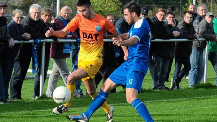 Can Blümel (links) traf im ersten Spiel nach seiner Rückkehr zu Tur Abdin viermal. Can Blümel (links) traf im ersten Spiel nach seiner Rückkehr zu Tur Abdin viermal.