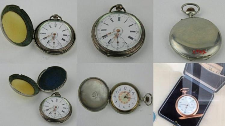 Aus dem Fabrikmuseum in Delmenhorst wurden diese wertvollen Uhren gestohlen. 