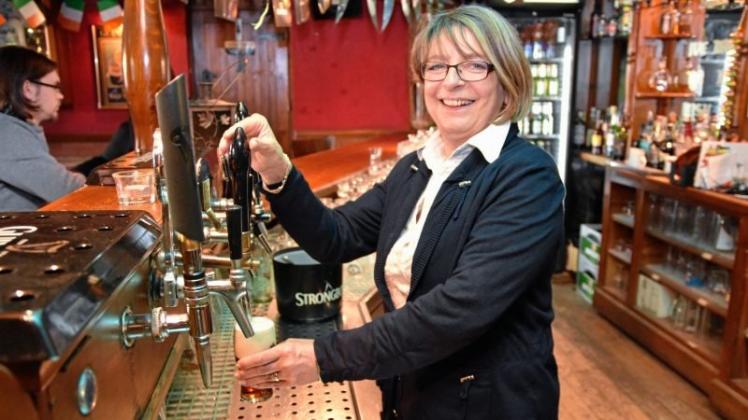 Angela Rittweger betreibt den Irish Pub „Slattery’s“ in Delmenhorst im zehnten Jahr. 