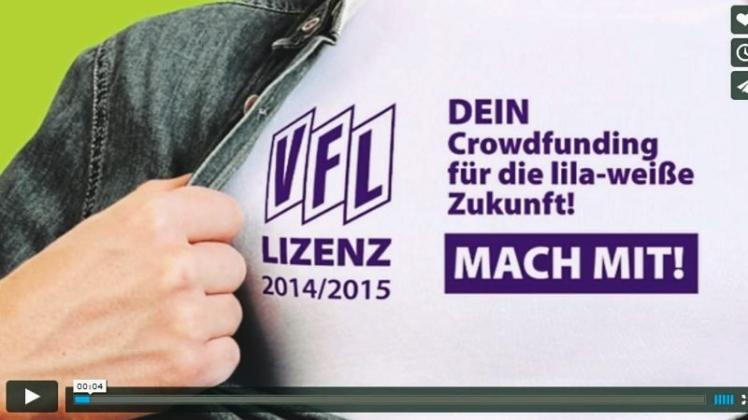 Das Crowdfunding beim VfL Osnabrück. 