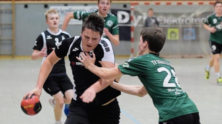 Bester Torschütze für die HSG Delmenhorst: Torben Haase warf acht Tore. Bester Torschütze für die HSG Delmenhorst: Torben Haase warf acht Tore.