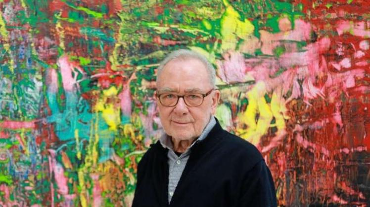 Der wichtigste Künstler der Welt? Der Künstler Gerhard Richter 2016 in seinem Kölner Atelier. 