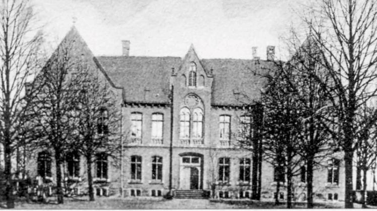 Das Gymnasium 1868. Repro: Heimatverein Meppen