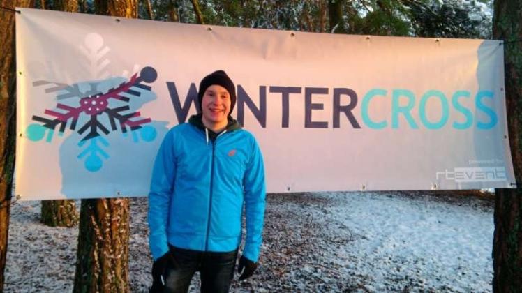 Der Delmenhorster Jannik Ulbrich, Organisator des „Wintercross auf der Größen Höhe“, freut sich auf die zweite Auflage des Laufevents am 19. Februar. 