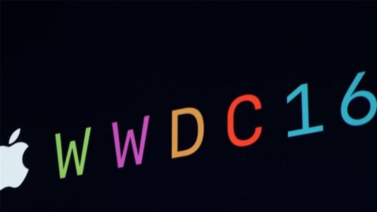 Logo der Apple-Entwicklerkonferenz WWDC 2016 in San Francisco. Logo der Apple-Entwicklerkonferenz WWDC 2016 in San Francisco.
