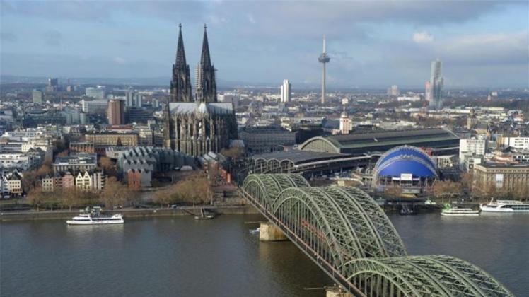 Hat einiges zu bieten: Köln am Rhein. Hat einiges zu bieten: Köln am Rhein.