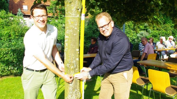 Stellten gutes Wachstum fest: Schatzmeister Nico Bender-Nietfeld (links) und Vorsitzender Stefan Gutendorf. 