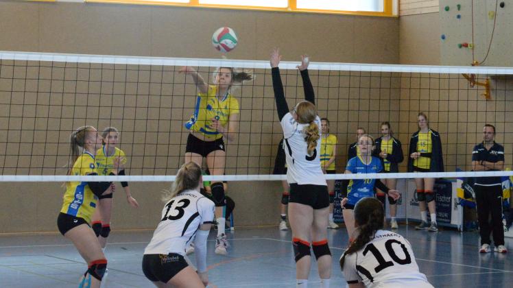 Volleyball Angriff Schweriner SC