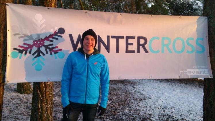 Freut sich über die vielen Anmeldungen zum ersten Delmenhorster WinterCross: Organisationsleiter Jannik Ulbrich, Geschäftsführer der Firma RT-Event. 