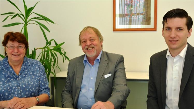 Die SPD-Spitze im Rat und im Ortsverein (von links): die stellvertretende Fraktionsvorsitzende Edeltraut Graeßner, Fraktionsvorsitzender Bernhard Bendick und SPD-Vorsitzender Andreas Kröger. 