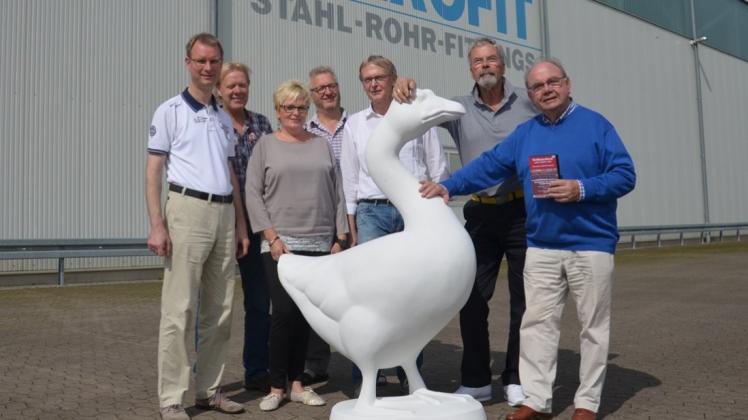 Der Ganter als Symbol für den Verein: Ganterart lädt zum Gospelkonzert in die Lagerhalle. Der Ganter als Symbol für den Verein: Ganterart lädt zum Gospelkonzert in die Lagerhalle.