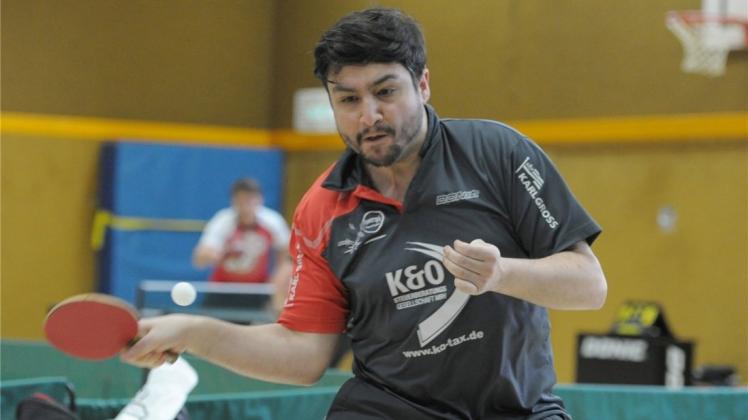Rückt an Position drei der ersten Huder Mannschaft: Alexander Dimitriou, der zuletzt in der Zweiten gespielt hatte. 