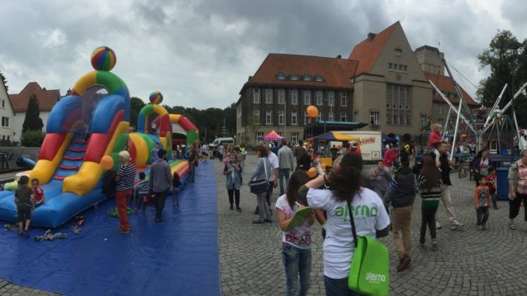 Kurz nach dem Startschuss: Das Delmenhorster Kinderstadtfest 