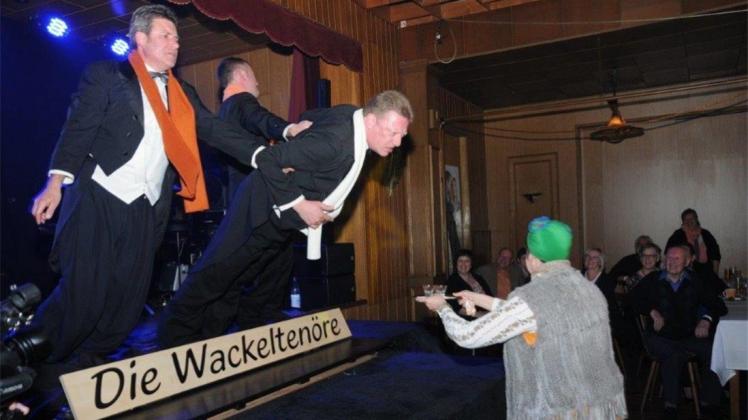 Die Wackeltenöre haben bei der Krebshilfe-Gala den Publikumspreis für den besten Show-Act gewonnen. Die Wackeltenöre haben bei der Krebshilfe-Gala den Publikumspreis für den besten Show-Act gewonnen.