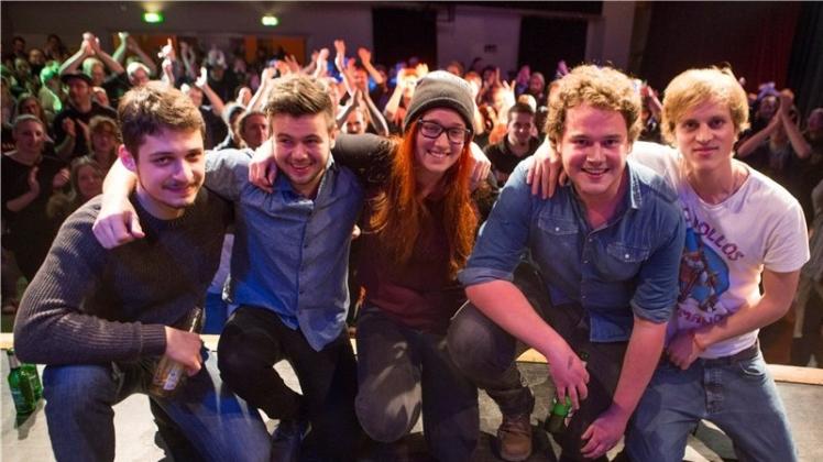 
                Premium abgeliefert: 
                Emerson Prime aus Hannover entschieden das Finale des „Rock in der Region“-Nachwuchswettbewerbs 2016 im Haus der Jugend für sich. 