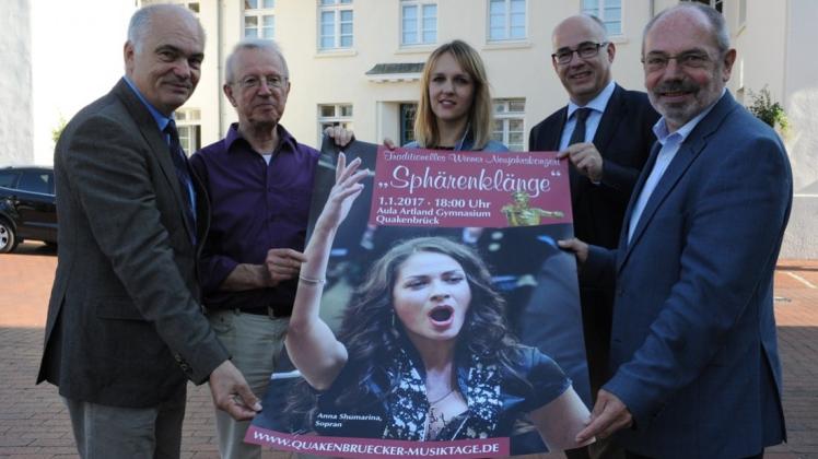 Sopranistin Anna Shumarina beim Neujahrskonzert in