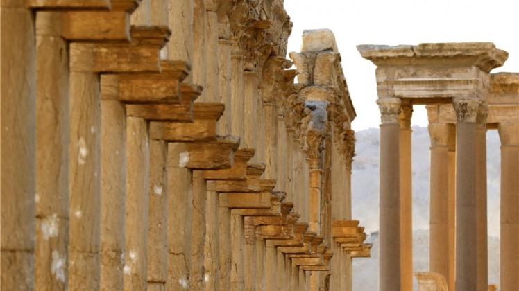 Palmyra ist ein kulturelles Kleinod - aber eben nur ein kulturelles Zeugnis des Vielvölkerstaats Syrien. Der Nationalstaat, so ein Vortrag im HWK, zerschneide durch seine Intoleranz diese kulturellen Identitäten. Symbolfoto: Louai Beshara/AFP