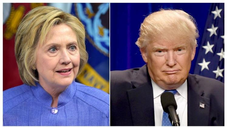 Im Wahlkampf um die Präsidentschaft in den USA wird wohl Hillary Clinton gegen Donald Trump antreten. 