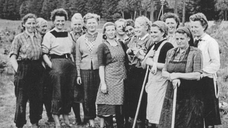Ihr Arbeitsplatz war der Wald: „Kulturfrauen“ bei der Wiederaufforstung in den Nachkriegsjahren in Niedersachsen. 
