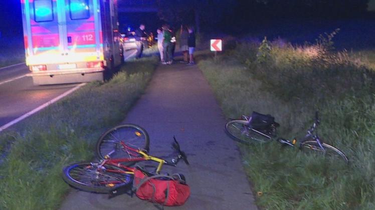 In Almsloh haben sich zwei Radfahrer bei einem Zusammenstoß verletzt. 