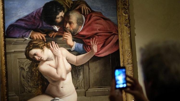Opfer männlicher Gewalt: Gentileschis Gemälde „Susanna und die beiden Alten“.